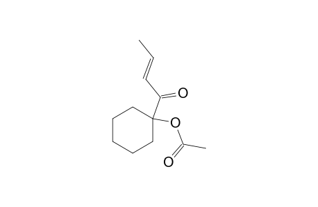 2-Buten-1-one, 1-(1-hydroxycyclohexyl)-, acetate