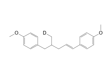 1-Methoxy-4-[(E)-5'-(4''-methoxyphenyl)-4'-(methyl-D)-pent-1'-en-1'-yl]benzene
