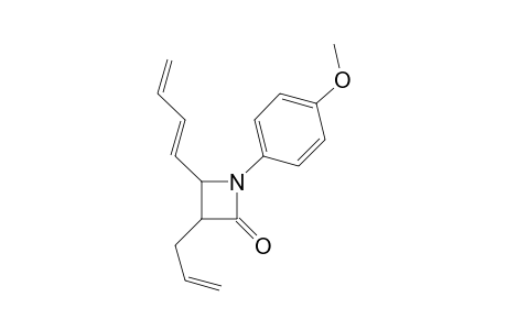 (3SR,4SR)-4-[(1E)-1,3-Butadienyl]-1-(p-methoxyphenyl)-3-(2-propenyl)-2-azetidinone