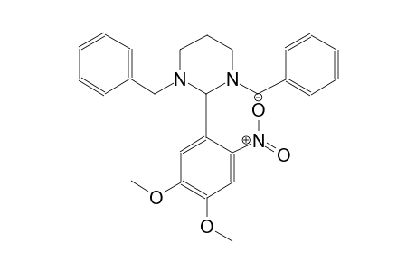 1,3-Dibenzyl-2-(4,5-dimethoxy-2-nitrophenyl)-1,3-diazinane
