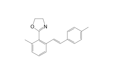 (E)-2-[2-methyl-6-(4-methylstyryl)phenyl]oxazoline