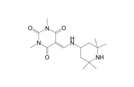 1,3-dimethyl-5-{[(2,2,6,6-tetramethyl-4-piperidinyl)amino]methylene}-2,4,6(1H,3H,5H)-pyrimidinetrione