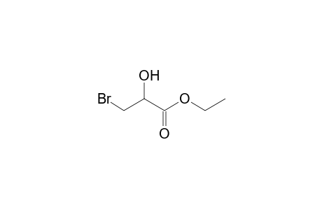 Propanoic acid, 3-bromo-2-hydroxy-, ethyl ester