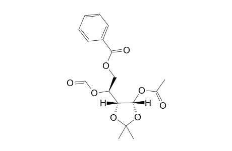 5-Acetoxy-2,2-dimethyl-4-(2-benzyloxy-1-formyloxyethyl)[1,3]-dioxaolane