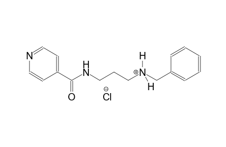 benzenemethanaminium, N-[3-[(4-pyridinylcarbonyl)amino]propyl]-, chloride
