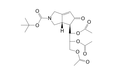 (3aS,4R)-4-(Tri-O-acetyl-D-erythro-triol-1-yl)-2-(tert-butoxycarbonylamine)-2,3,3a,4-tetrahydro-1H-cyclopenta[c]pyrrole-5-one