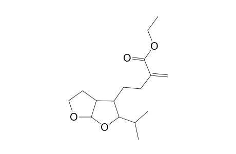 endo-4-(-3-Carbethoxy-2-propenyl)-3-isopropyl-2,8-dioxabicyclo[3.3.0]octane