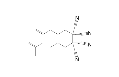 1,1,2,2-Tetracyano-4-methyl-5-(2',4'-dimethylenepentyl)-4-cyclohexene