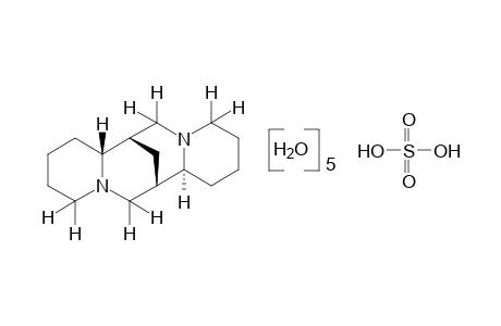 sparteine, sulfate(1:1), pentahydrate