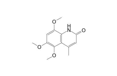 5,6,8-Trimethoxy-4-methylquinolin-2(1H)-one
