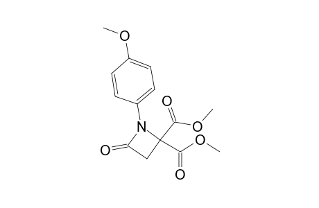 Dimethyl 1-(4'-methoxyphenyl)-4-oxo-2,2-azetidinedicarboxylate