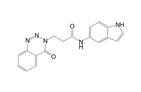 1,2,3-benzotriazine-3-propanamide, 3,4-dihydro-N-(1H-indol-5-yl)-4-oxo-