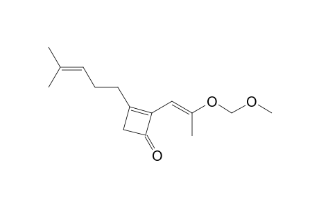 (Z)-1-(4-Methylpent-3-en-1-yl)-2-[2-(methoxymethoxy)propenyl]cyclobuten-3-one