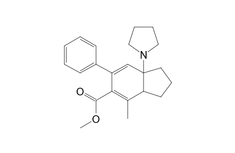 4-CARBOMETHOXY-5-METHYL-3-PHENYL-1-PYRROLIDINOBICYCLO-[4.3.0]-NONA-2,4-DIENE