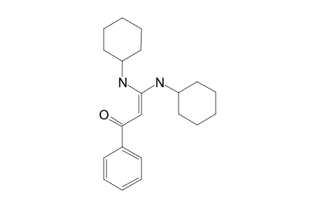 3,3-Bis(cyclohexylamino)-1-phenylprop-2-en-1-one