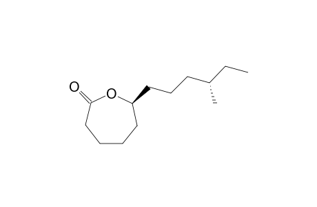 (-)-(6R,10S)-10-Methyl-6-dodecanolide