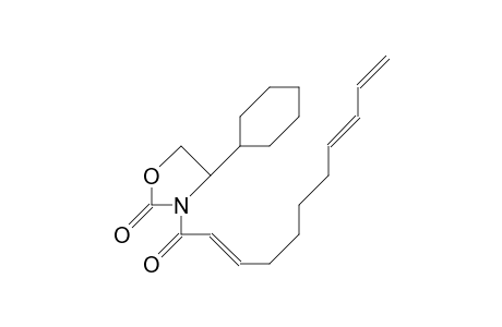 (4S)-3-([E,E]-2,8,10-Undecatrienoyl)-4-cyclohexyl-2-oxazolidinone