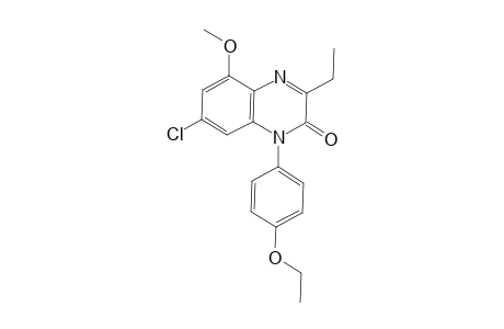 7-Chloro-1-(4-ethoxyphenyl)-3-ethyl-5-methoxyquinoxalin-2(1H)-one