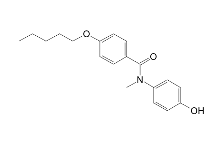 Benzamide, N-(4-hydroxyphenyl)-N-methyl-4-(pentyloxy)-