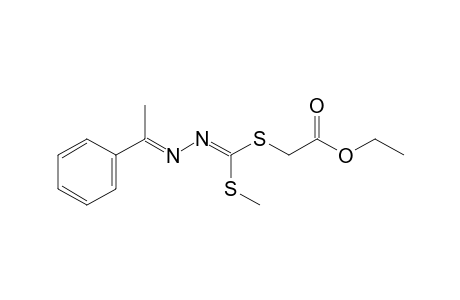 N-(1-Phenylethylidene)-N'-[(ethoxytcarbonylmethylthio)(methylthio)methylene]hydrazine