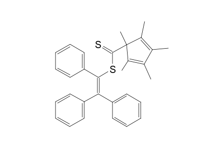 1,2,3,4,5-Pentamethylcyclopenta-2,4-dienecarbodithioic acid 1,2,2-triphenylethenyl ester