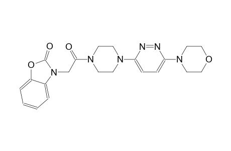 2(3H)-benzoxazolone, 3-[2-[4-[6-(4-morpholinyl)-3-pyridazinyl]-1-piperazinyl]-2-oxoethyl]-