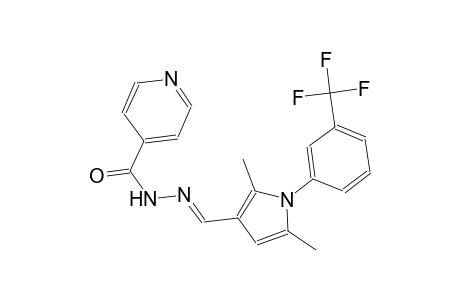 N'-((E)-{2,5-dimethyl-1-[3-(trifluoromethyl)phenyl]-1H-pyrrol-3-yl}methylidene)isonicotinohydrazide