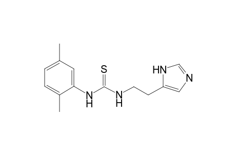 1-(2,5-dimethylphenyl)-3-[2-(1H-imidazol-5-yl)ethyl]thiourea