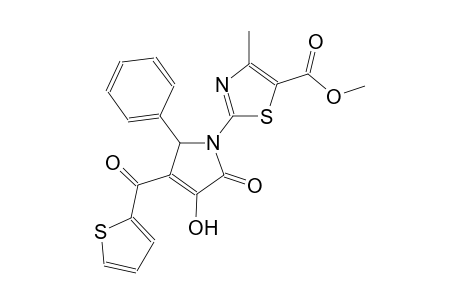 5-thiazolecarboxylic acid, 2-[2,5-dihydro-3-hydroxy-2-oxo-5-phenyl-4-(2-thienylcarbonyl)-1H-pyrrol-1-yl]-4-methyl-, methyl ester