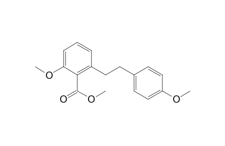 2-Methoxy-6-[2-(4-methoxyphenyl)ethyl]benzoic acid methyl ester