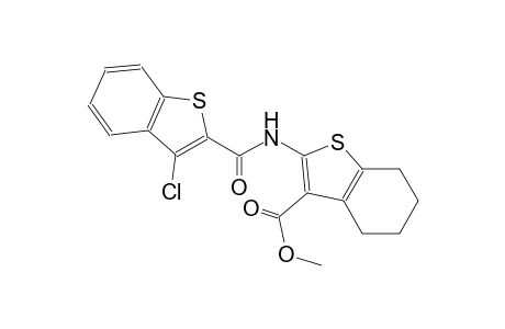 methyl 2-{[(3-chloro-1-benzothien-2-yl)carbonyl]amino}-4,5,6,7-tetrahydro-1-benzothiophene-3-carboxylate