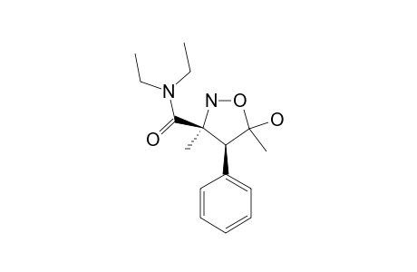 N,N-DIETHYL-5-HYDROXY-3,5-DIMETHYL-4-PHENYL-3-ISOXAZOLIDINCARBOXAMIDE;(ISOMER-1)