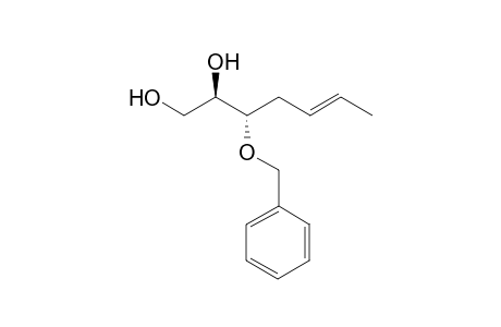 3-Benzyloxy-(2R,3S,5E)-5-heptene-1,2-diol