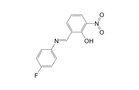 2-((E)-[(4-Fluorophenyl)imino]methyl)-6-nitrophenol