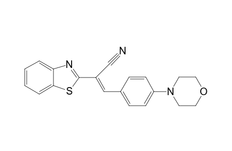 (E)-2-(BENZO-[D]-THIAZOL-2-YL)-3-(4-MORPHOLIN-4-YL-PHENYL)-ACRYLONITRILE