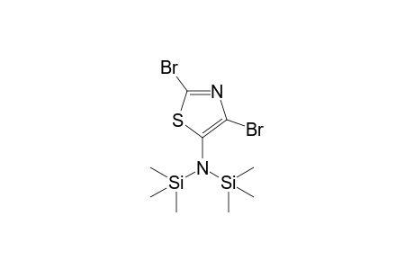 2,4-Dibromo-N,N-bis(trimethylsilyl)-1,3-thiazol-5-amine