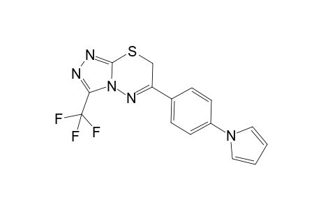 7H-[1,2,4]Triazolo[3,4-b][1,3,4]thiadiazine, 6-[4-(1H-pyrrol-1-yl)phenyl]-3-(trifluoromethyl)-