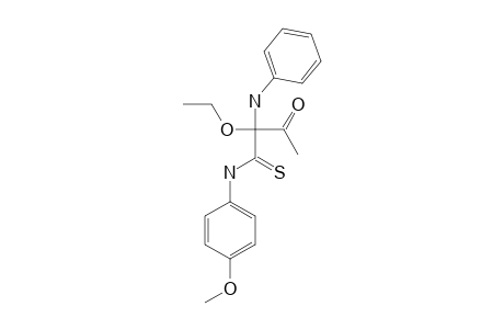 2-(ETHOXY-PHENYL-AMINO)-3-OXO-N-(4-METHOXYPHENYL)-THIOBUTYRAMIDE;CONFORMER-A