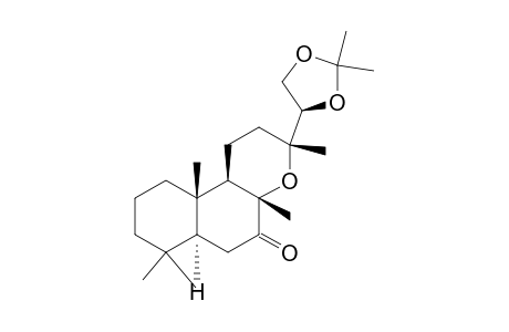(3R,4aS,6aS,10aS,10bR)-3-[(4R)-2,2-dimethyl-1,3-dioxolan-4-yl]-3,4a,7,7,10a-pentamethyl-1,2,6,6a,8,9,10,10b-octahydrobenzo[f]chromen-5-one