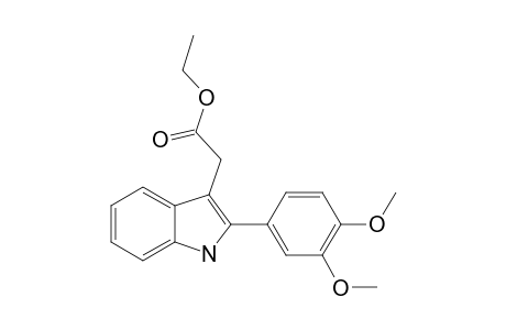 ETHYL-[2-(3,4-DIMETHOXYPHENYL)-1H-INDOL-3-YL]-ACETATE