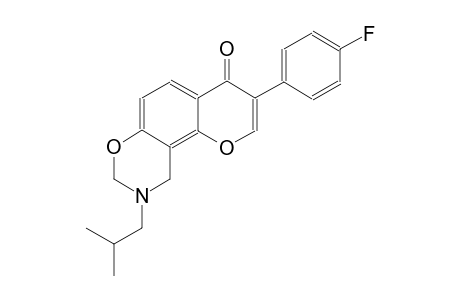 4H,8H-pyrano[2,3-f][1,3]benzoxazin-4-one, 3-(4-fluorophenyl)-9,10-dihydro-9-(2-methylpropyl)-