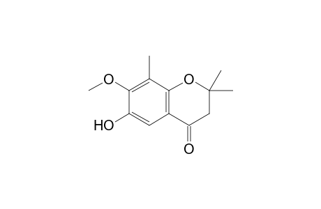 6-Hydroxy-7-methoxy-2,2,8-trimethyl-4-chromanone