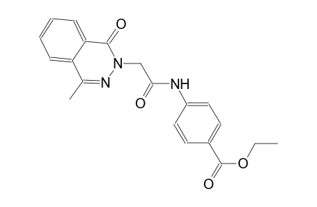 ethyl 4-{[(4-methyl-1-oxo-2(1H)-phthalazinyl)acetyl]amino}benzoate