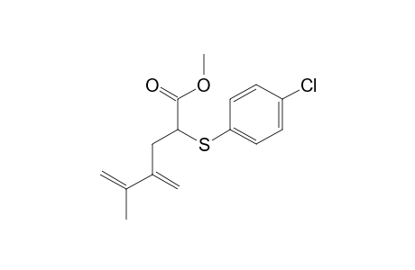 2-(4-Chloro-phenylsulfanyl)-5-methyl-4-methylene-hex-5-enoic acid methyl ester