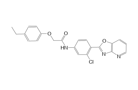 acetamide, N-(3-chloro-4-oxazolo[4,5-b]pyridin-2-ylphenyl)-2-(4-ethylphenoxy)-