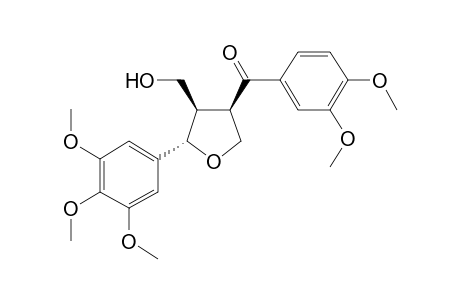 (3,4-dimethoxyphenyl)-[(3R,4R,5S)-4-(hydroxymethyl)-5-(3,4,5-trimethoxyphenyl)-3-oxolanyl]methanone