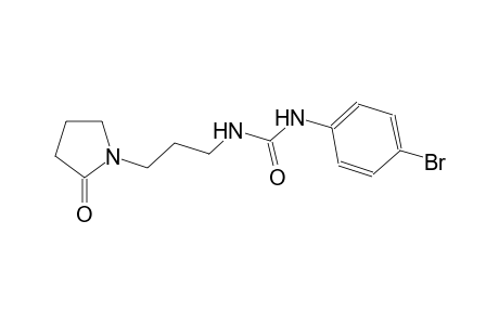 urea, N-(4-bromophenyl)-N'-[3-(2-oxo-1-pyrrolidinyl)propyl]-
