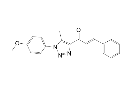 (E)-1-[1-(4-Methoxyphenyl)-5-methyl-1H-1,2,3-triazol-4-yl]-3-phenylprop-2-en-1-one