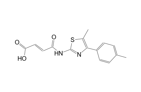 (2E)-4-{[5-methyl-4-(4-methylphenyl)-1,3-thiazol-2-yl]amino}-4-oxo-2-butenoic acid