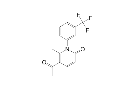 5-ACETYL-6-METHYL-1-[(3-TRIFLUOROMETHYL)-PHENYL]-2-(1H)-PYRIDINONE